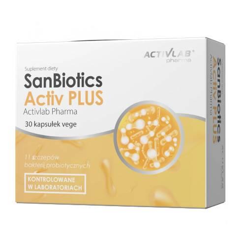 Miniaturka artykułu - ACTIVLAB SanBiotics Activ Plus, 30 kapsułek