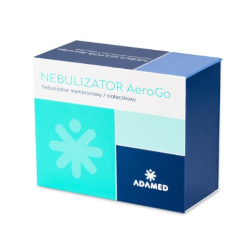 Miniaturka artykułu - ADAMED AeroGo Nebulizator membranowo-siateczkowy z modułem Mp3, 1 szt.