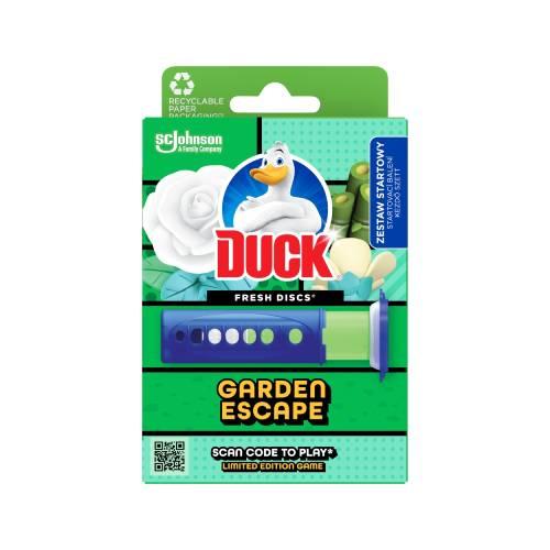Miniaturka artykułu - DUCK Fresh Discs Żelowy krążek do toalety Garden Escape, 36ml
