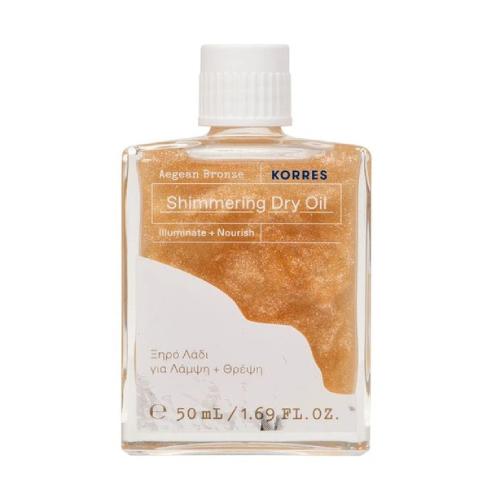 Miniaturka artykułu - Korres Aegean Bronze shimmering Suchy olejek do ciała, 50 ml