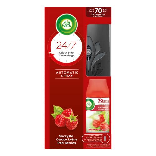 Miniaturka artykułu - Air Wick Freshmatic Automatyczny odświeżacz powietrza + wkład Soczyste owoce leśne, 250ml