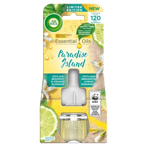 Miniaturka artykułu -  Air Wick Electric Bergamotka i Pomarańcza Wkład do elektrycznego odświeżacza, 19ml