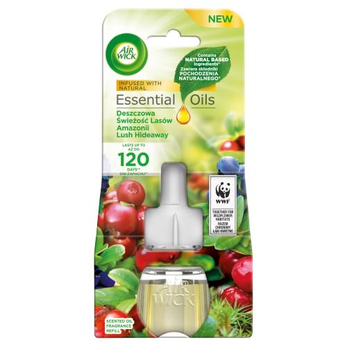 Miniaturka artykułu - Air Wick Electric Wkład do elektrycznego odświeżacza deszczowa świeżość las&oacute;w Amazonii, 19ml