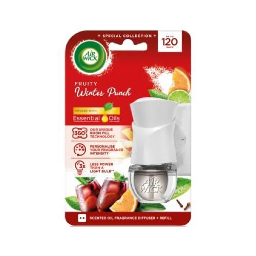 Miniaturka artykułu - Air Wick Wtyczka elektryczna z wkładem Owocowy poncz zimowy, 19ml