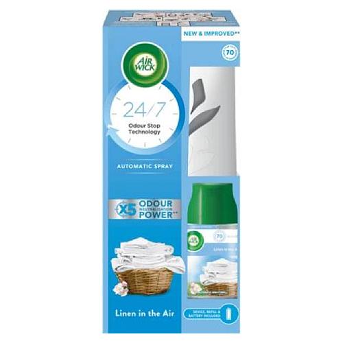 Miniaturka artykułu - Air Wick Freshmatic Automatyczny odświeżacz powietrza + wkład Świeżość letniego poranka, 250ml