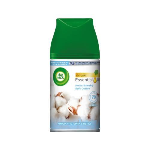Miniaturka artykułu - Air Wick Wkład do automatycznego odświeżacza powietrza Kwiat bawełny, 250ml