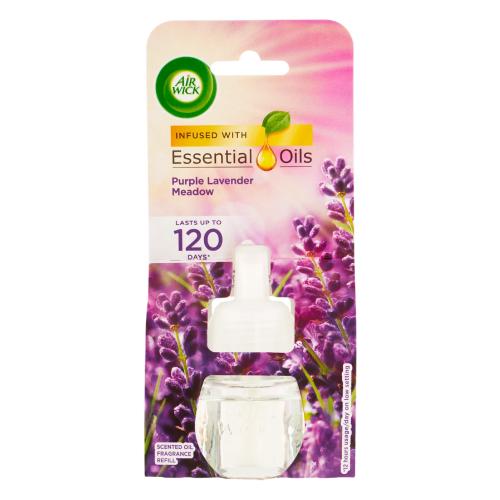 Miniaturka artykułu - Air Wick Essential Oils Wkład do elektrycznego odświeżacza powietrza Lawenda, 19 ml