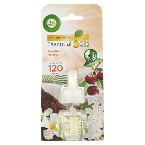 Miniaturka artykułu - Air Wick Essential Oils Wkład do elektrycznego odświeżacza powietrza Rajska Uczta, 19 ml