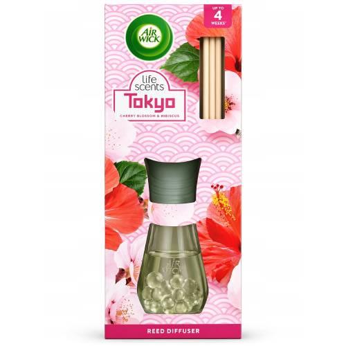 Miniaturka artykułu - Air Wick Tokyo Cherry Blossom & Hibiscus Patyczki zapachowe, 25 ml