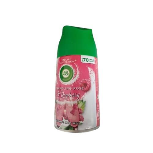 Miniaturka artykułu - Air Wick Wkład do automatycznego odświeżacza powietrza R&oacute;ża i maliny, 250ml