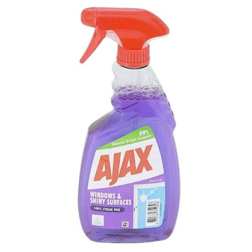 Miniaturka artykułu - Ajax Windows & Shiny Surfaces Płyn do mycia szyb, 500 ml