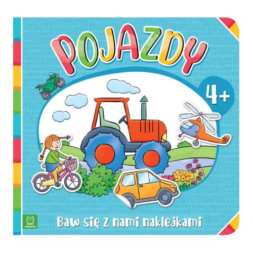 Miniaturka artykułu - AKSJOMAT Baw się z nami naklejkami. Pojazdy 4+	