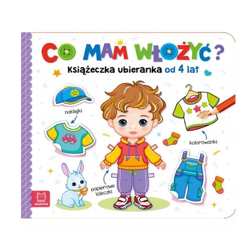 Miniaturka artykułu - AKSJOMAT Co mam włożyć? Książeczka ubieranka od 4 lat