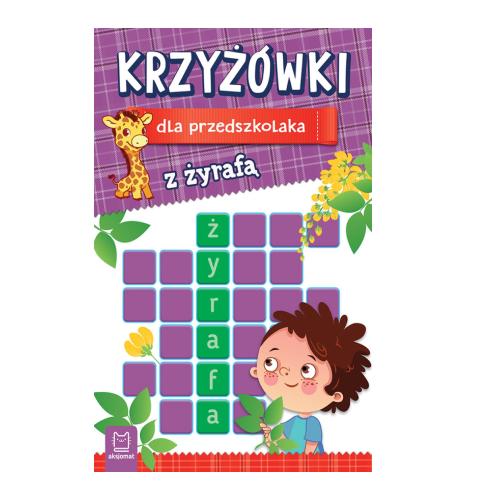 Miniaturka artykułu - AKSJOMAT Krzyż&oacute;wki dla przedszkolaka z żyrafą