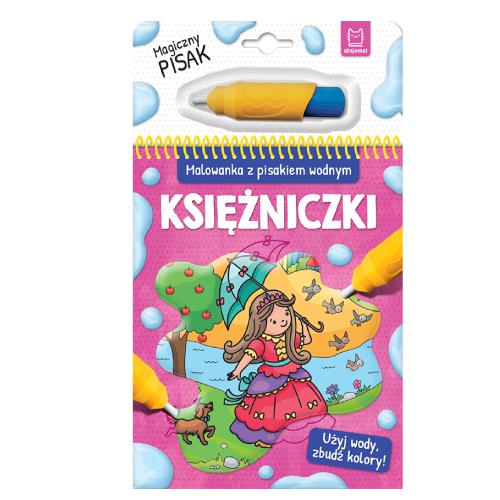 Miniaturka artykułu - AKSJOMAT Malowanka z pisakiem wodnym. Księżniczki