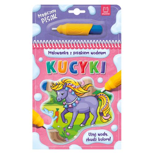 Miniaturka artykułu - AKSJOMAT Malowanka z pisakiem wodnym. Kucyki