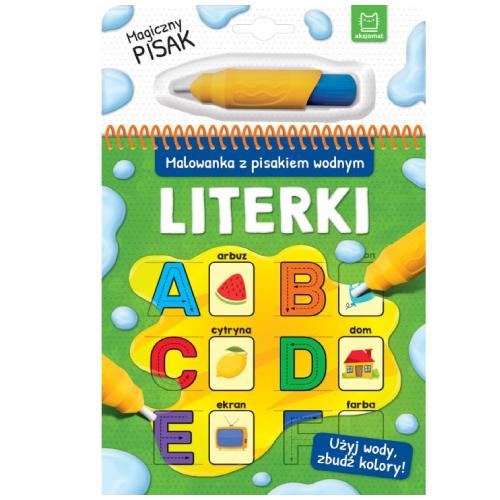 Miniaturka artykułu - AKSJOMAT Malowanka z pisakiem wodnym. Literki