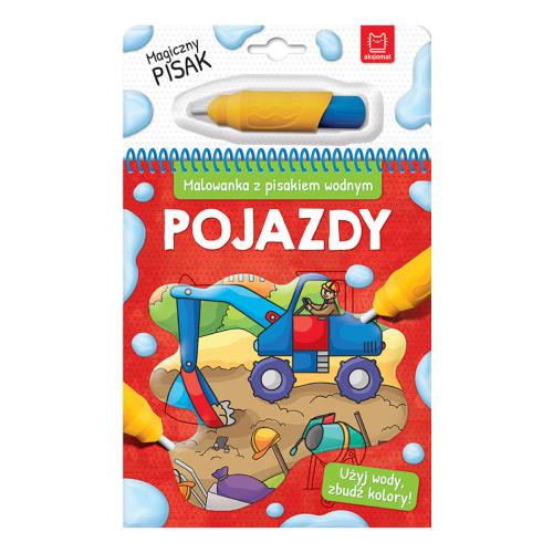 Miniaturka artykułu - AKSJOMAT Malowanka z pisakiem wodnym. Pojazdy