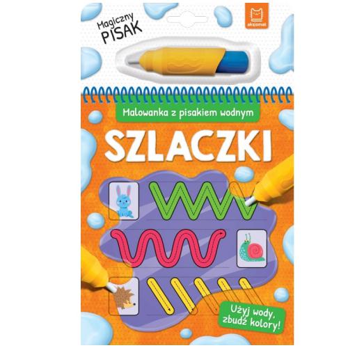 Miniaturka artykułu - AKSJOMAT Malowanka z pisakiem wodnym. Szlaczki