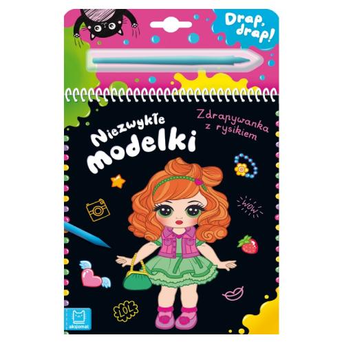 Miniaturka artykułu - AKSJOMAT Niezwykłe modelki. Zdrapywanka z rysikiem