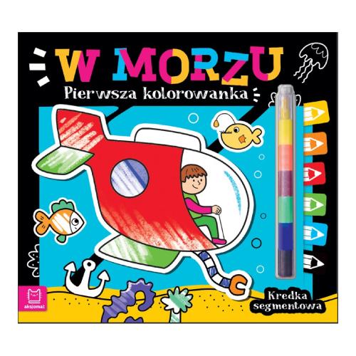 Miniaturka artykułu - AKSJOMAT Pierwsza kolorowanka. W morzu. Kredka segmentowa