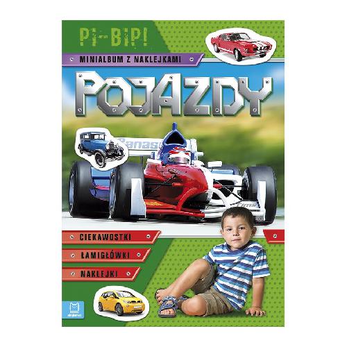 Miniaturka artykułu - AKSJOMAT Pojazdy. Pi-bip! Minialbum z naklejkami (zielony) 4-6