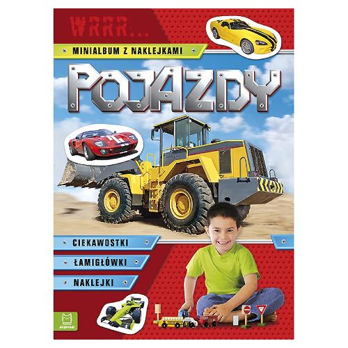 Miniaturka artykułu - AKSJOMAT Pojazdy. Wrrr... Minialbum z naklejkami (czerwone) 4-6