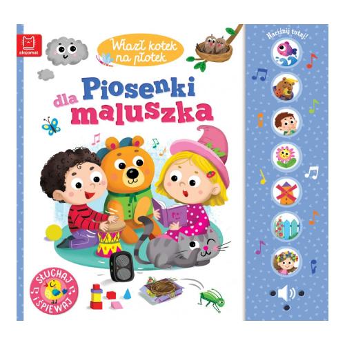 Miniaturka artykułu - AKSJOMAT Wlazł kotek na płotek. Piosenki dla maluszka. Słuchaj i śpiewaj