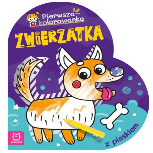 Miniaturka artykułu - AKSJOMAT Zwierzątka Pierwsza kolorowanka z pieskiem	