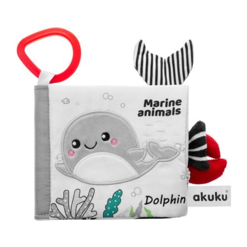 Miniaturka artykułu - AKUKU Książeczka sensoryczna Marine Animals A0480