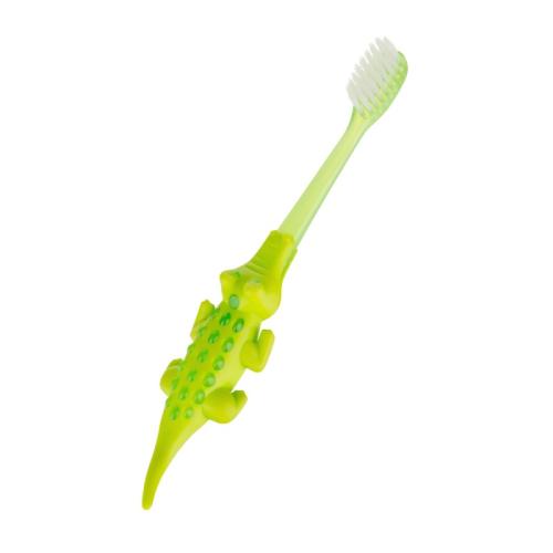 Miniaturka artykułu - AKUKU Szczoteczka do mycia zęb&oacute;w Krokodyl A0641