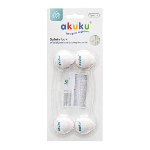 Miniaturka artykułu - AKUKU Zabezpieczenia do szafek długie - 16cm, 2szt. A0650