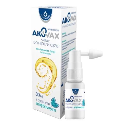 Miniaturka artykułu - Akuvax Spray do higieny uszu, 30 ml