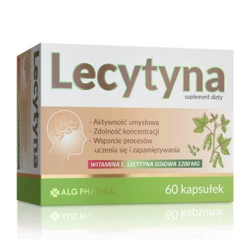 Miniaturka artykułu - Alg Pharma Lecytyna, 60 kaps.