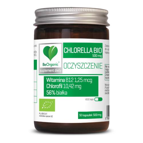 Miniaturka artykułu - ALINESS Chlorella Bio 500mg, 50 kapsułek