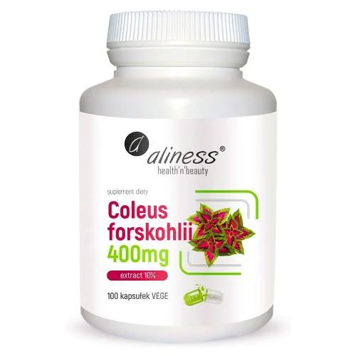 Miniaturka artykułu - ALINESS Coleus forskohlii 400mg, 100 kaps.