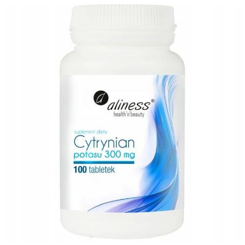 Miniaturka artykułu - ALINESS Cytrynian potasu 300 mg - 100 tabletek