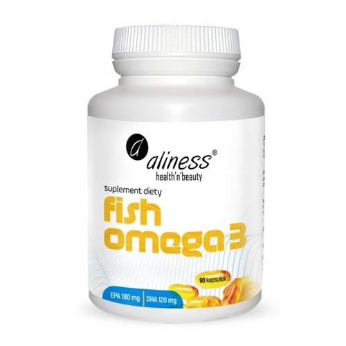 Miniaturka artykułu - ALINESS Fish Omega 1000mg, 90 kapsułek
