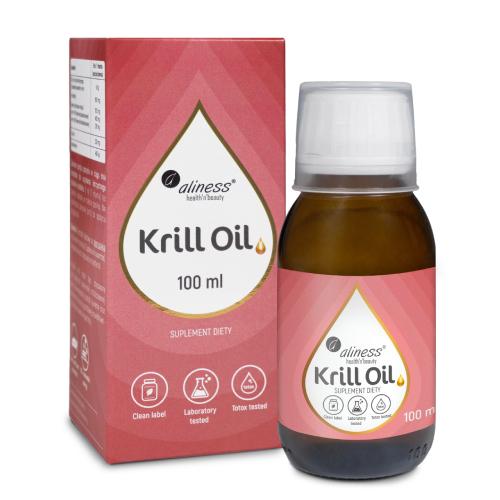 Miniaturka artykułu - Aliness Krill Oil Omega 3, 100 ml