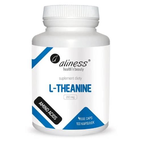 Miniaturka artykułu - ALINESS L-Theanine 200mg, 100 kapsułek