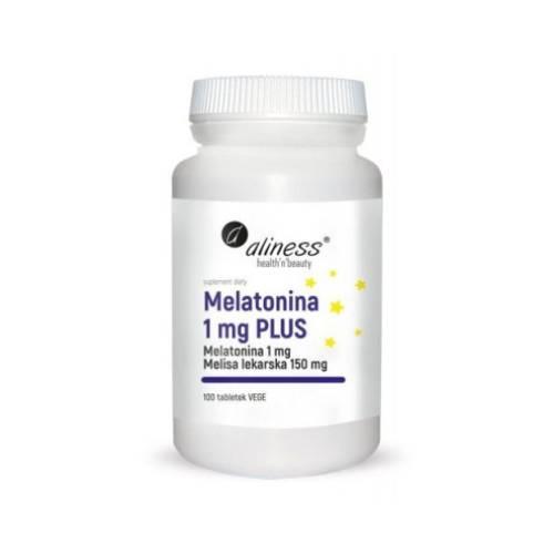 Miniaturka artykułu - ALINESS Melatonina 1mg Plus, 100 tabletek