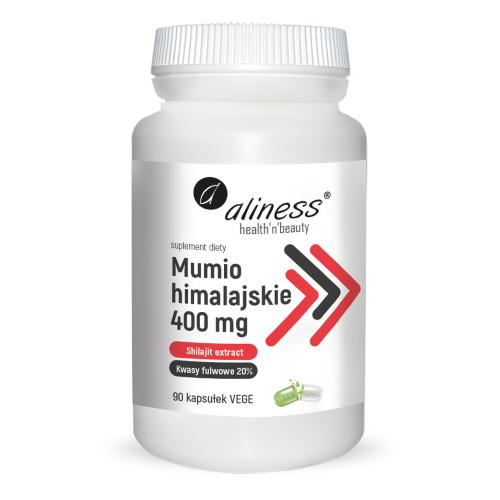 Miniaturka artykułu - ALINESS Mumio Himalajskie 400mg, 90kaps.