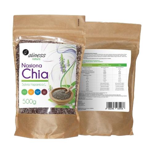 Miniaturka artykułu - ALINESS Nasiona Chia Salvia hispanica - 500 g