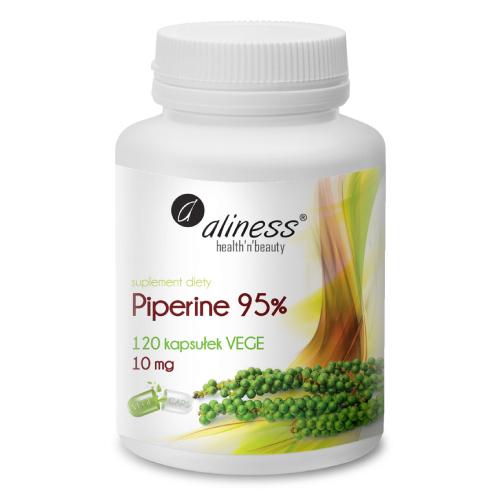 Miniaturka artykułu - ALINESS Piperine 95% 10 mg - 120 kapsułek