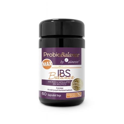 Miniaturka artykułu - Aliness Probiobalance IBS Balance Max, 60 kaps. - suplement diety z probiotykami