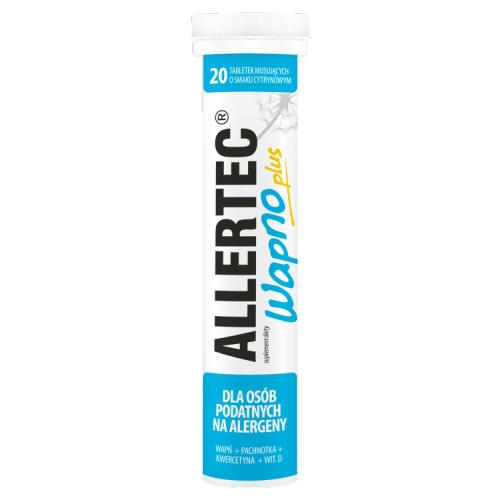 Miniaturka artykułu - Allertec&reg; Wapno Plus, 20 tabl. musujących 