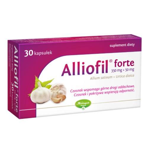 Miniaturka artykułu - Alliofil forte, 30 kapsułek 