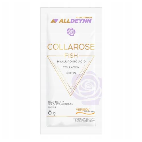 Miniaturka artykułu - Allnutrition Alldeynn Collarose Fish Kolagen rybi smak malinowo-truskawkowy, 6 g