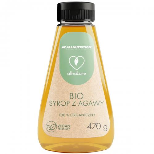 Miniaturka artykułu - Allnutrition Allnature Bio syrop z agawy 100%, 470 g
