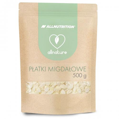 Miniaturka artykułu - Allnutrition Allnature Płatki migdałowe, 500 g